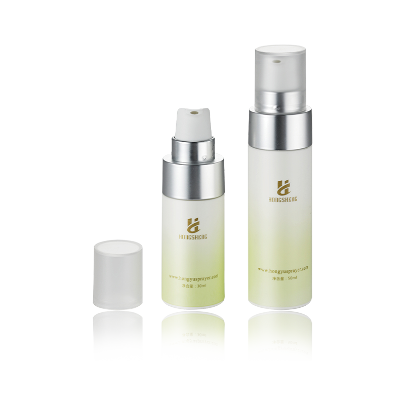 30ML 50ML Chai không có không khí Chai nhựa du lịch trong suốt HS-022