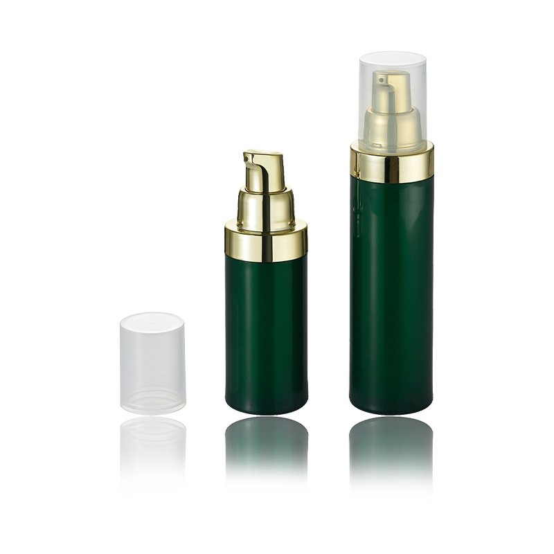 30ML 50ML Màu xanh lá cây mờ Airless Chai đựng HS-029B