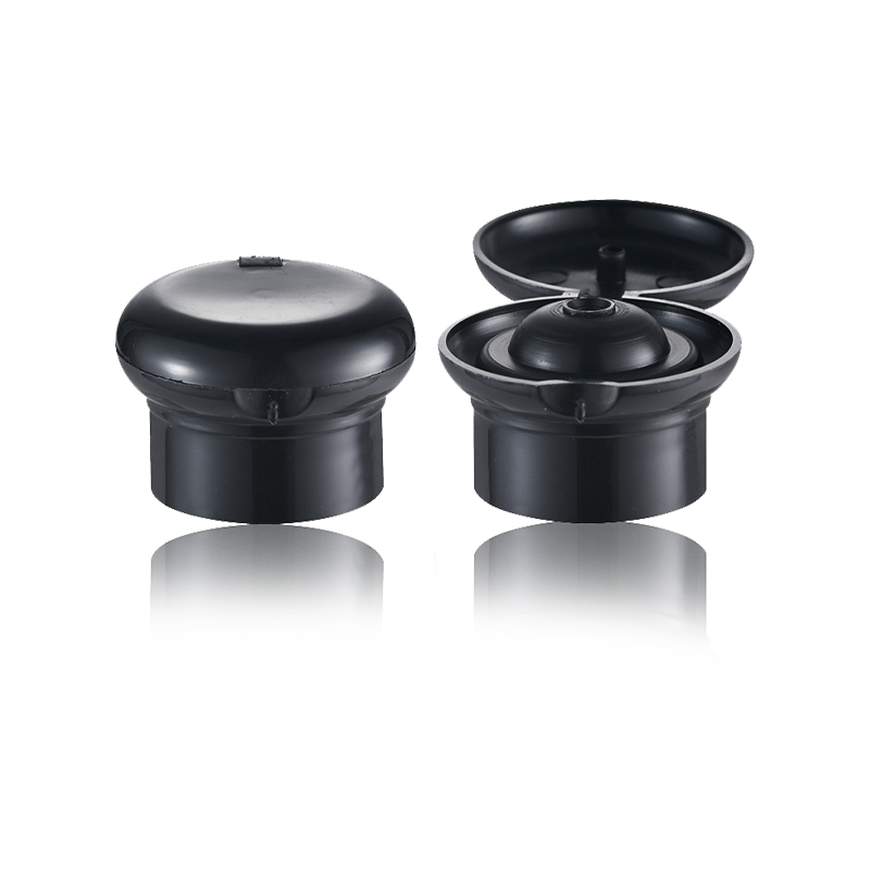 HY-M01 24/410 nắp vặn nắp nấm bằng nhựa màu đen cho chai
